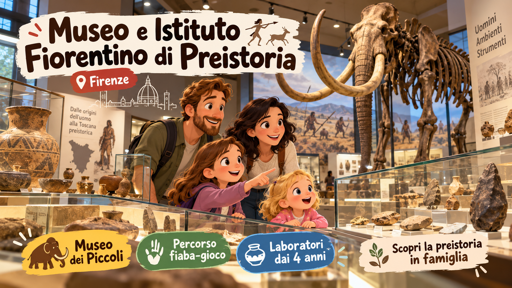 Museo e Istituto Fiorentino di Preistoria, luogo per famiglie
