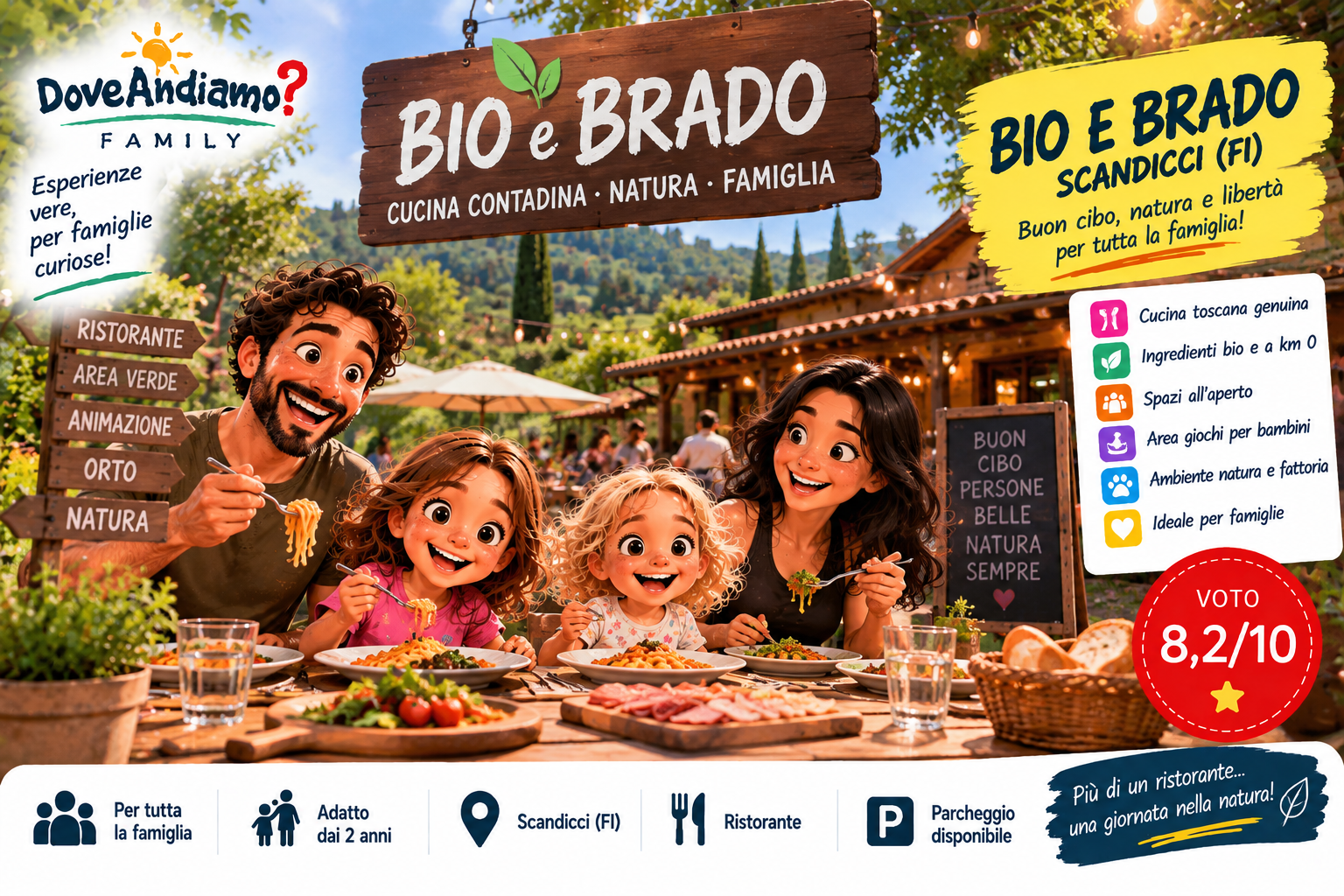 Bio & Brado, luogo per famiglie