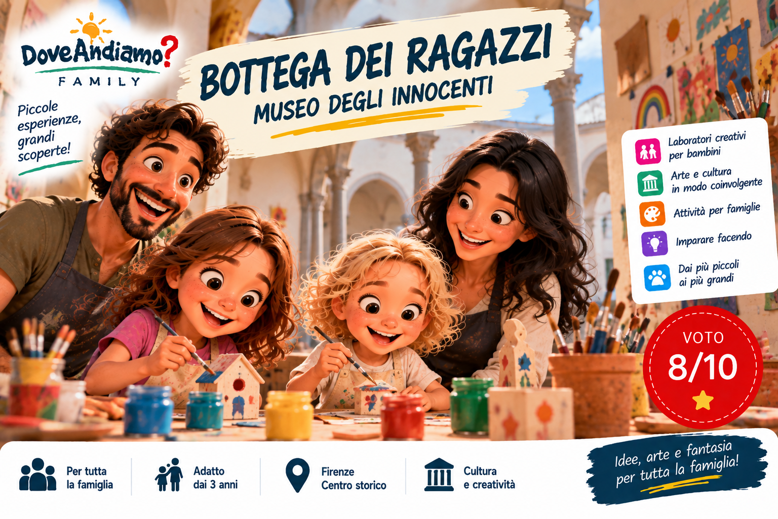 Bottega dei Ragazzi - Museo degli Innocenti, luogo per famiglie