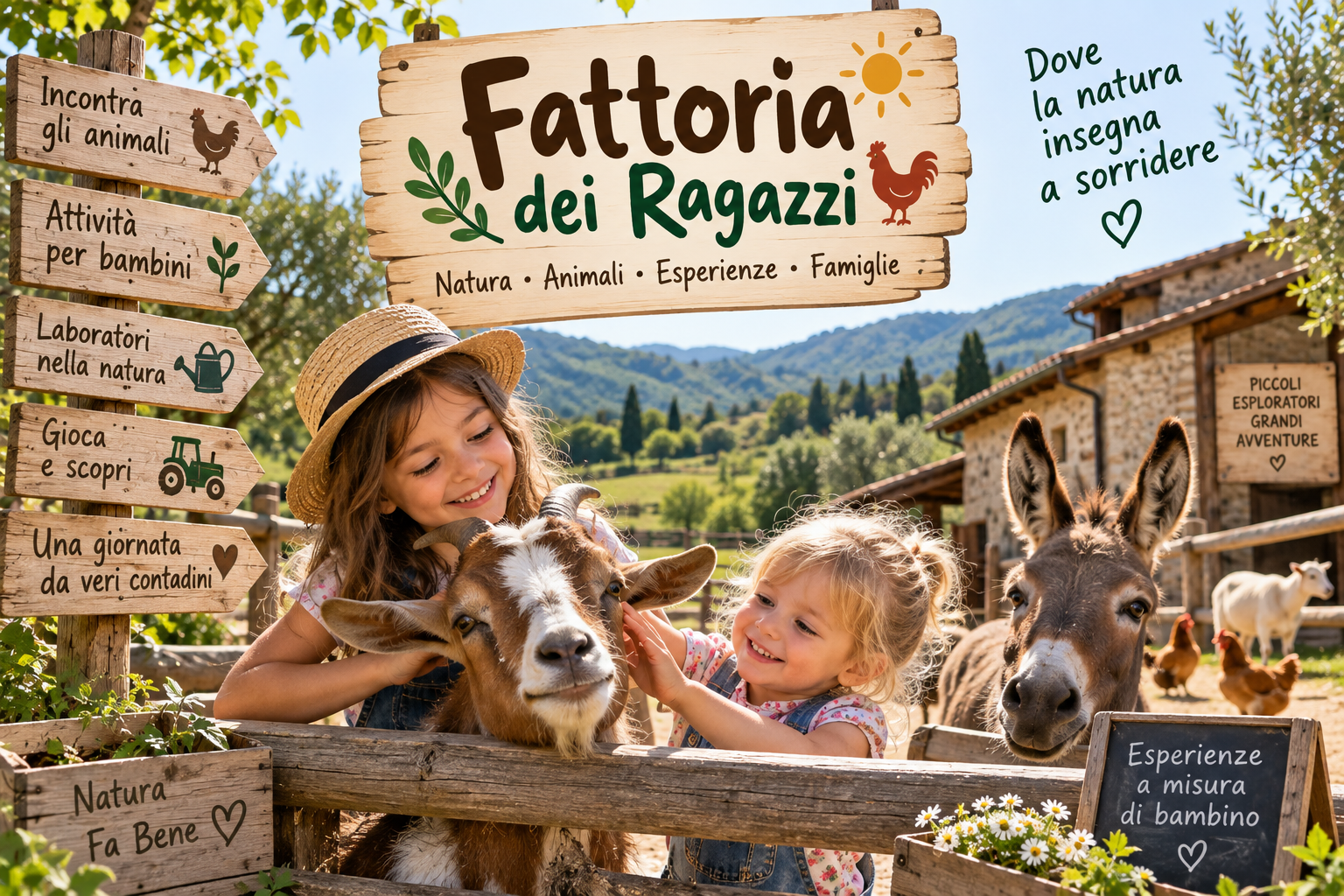 Fattoria dei Ragazzi, luogo per famiglie