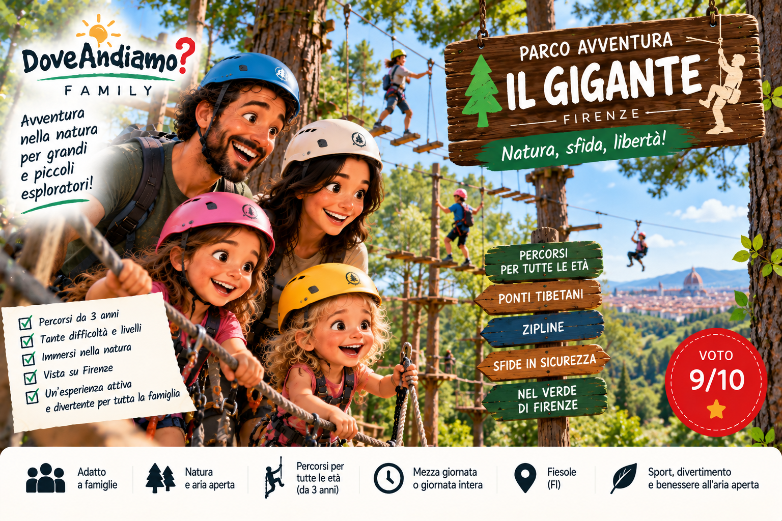 Parco Avventura Il Gigante, luogo per famiglie