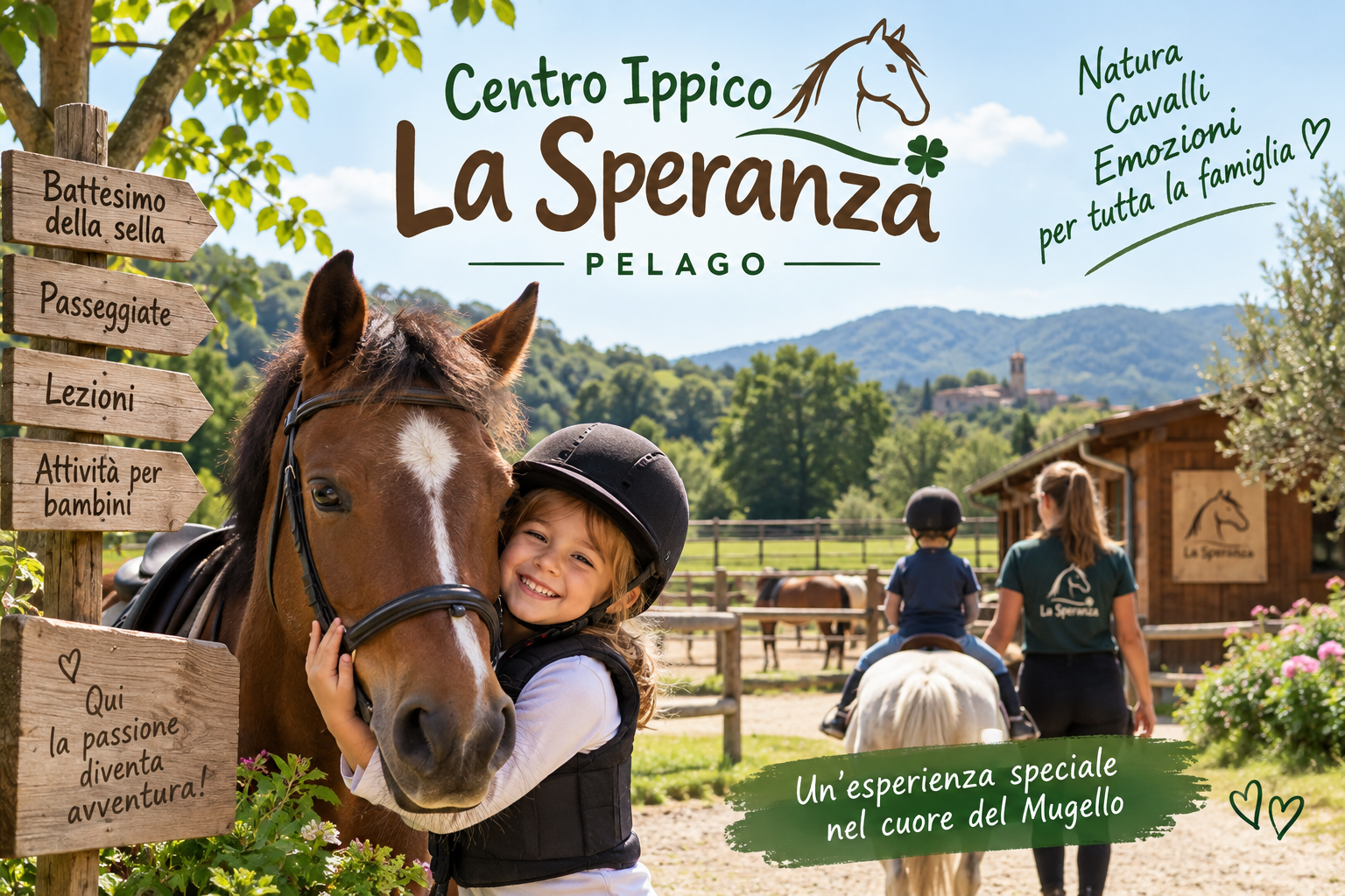 ASD Centro Ippico La Speranza, luogo per famiglie