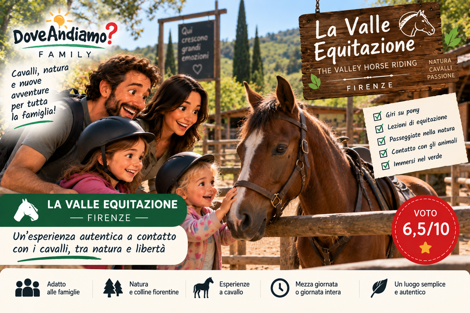 La Valle Equitazione, luogo per famiglie