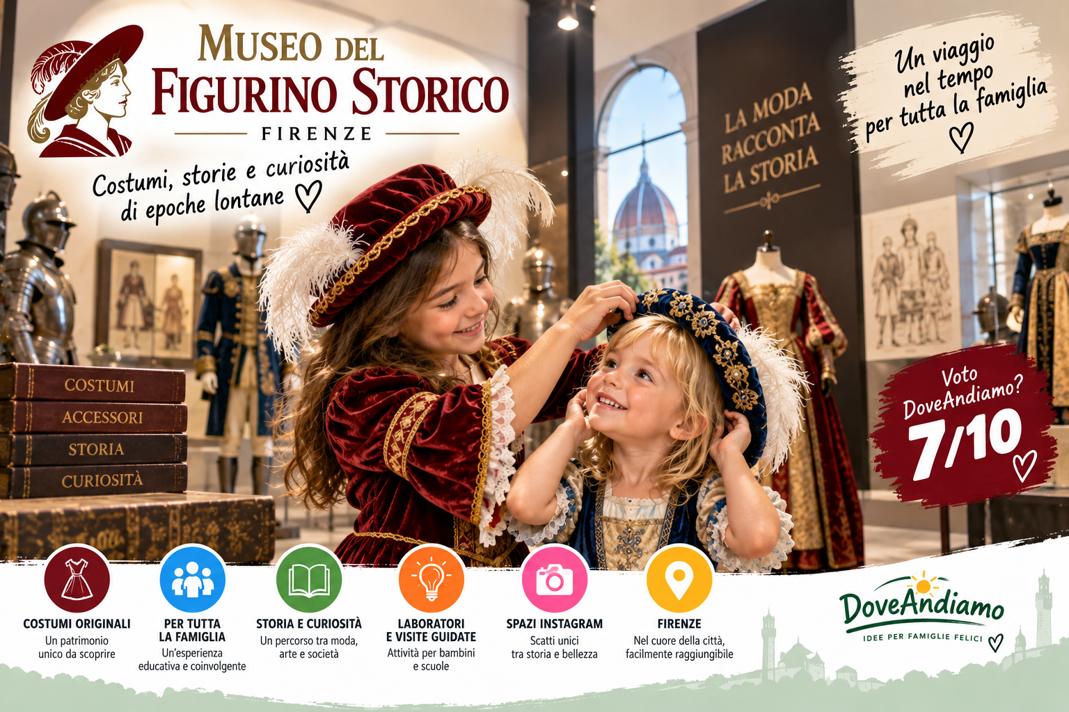 Museo del Figurino Storico di Calenzano, luogo per famiglie