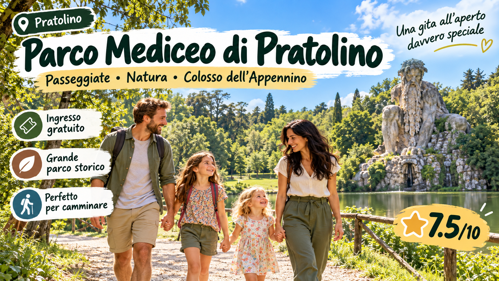 Parco Mediceo di Pratolino, luogo per famiglie